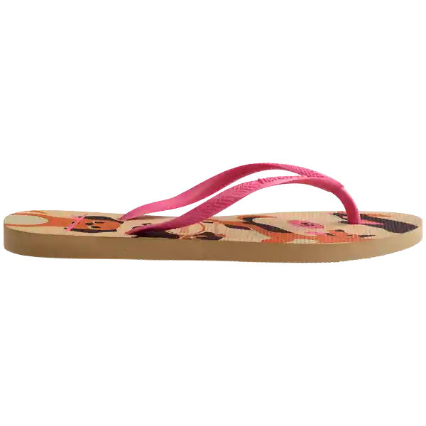 Sandalias Slim Pets Dorado Talla 40 4132567 Havaianas