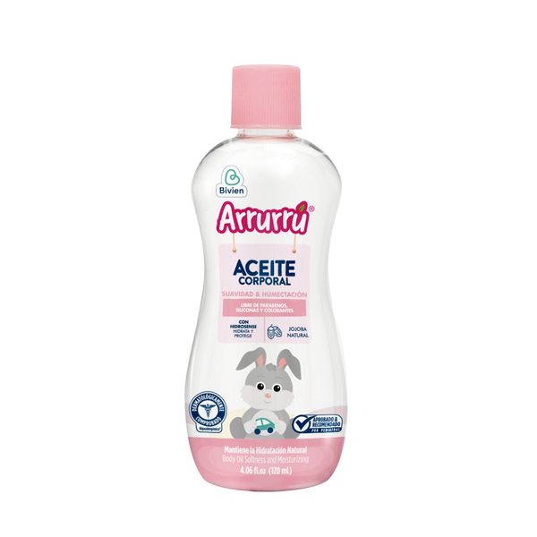 Arrurru Aceite Corporal Suavidad y Humectación 120 ml
