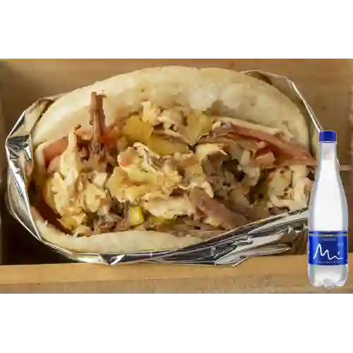 Combo Arepa Especial + Manantial 600 ml