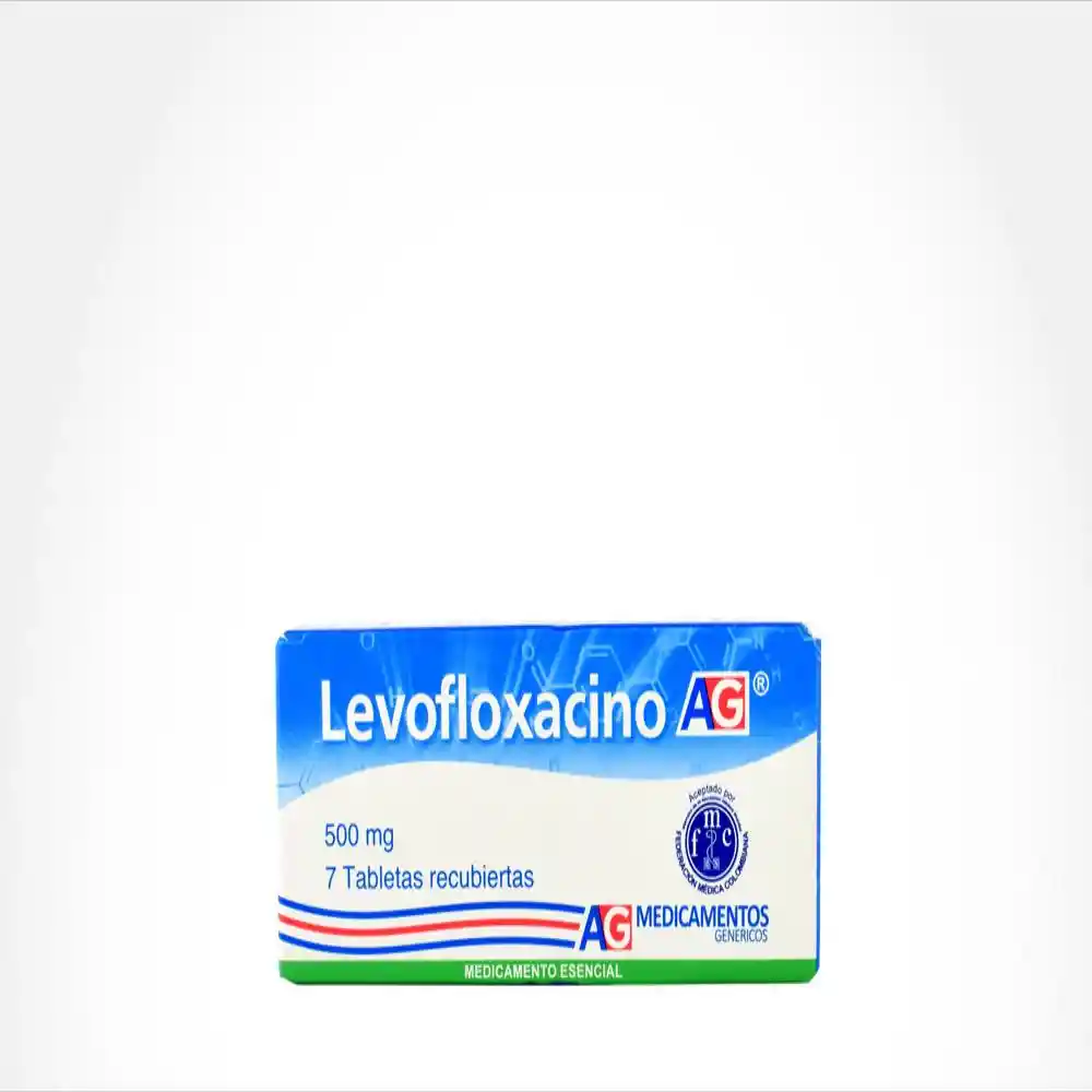 Levofloxacino Ag, Lafrancol 500Mg Ag X 7 Tabletas