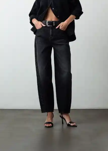 Jean 491G030 Negro Puro Ultraoscuro Talla4 Mujer 491G030 Naf Naf