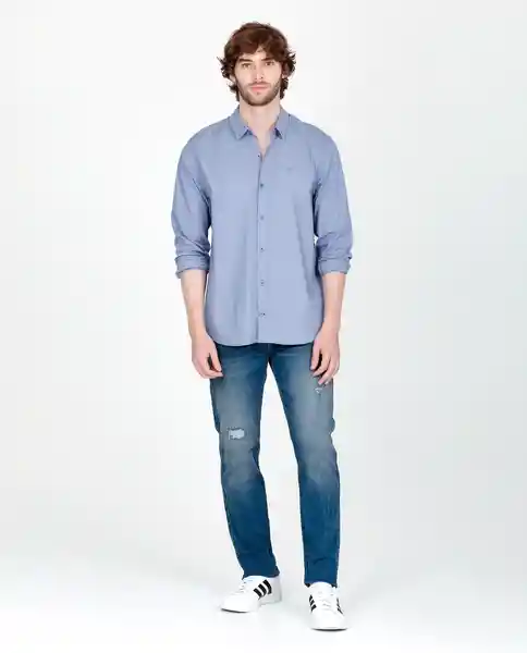 Camisa Hombre Azul S G10F104_AZU173918 Rifle
