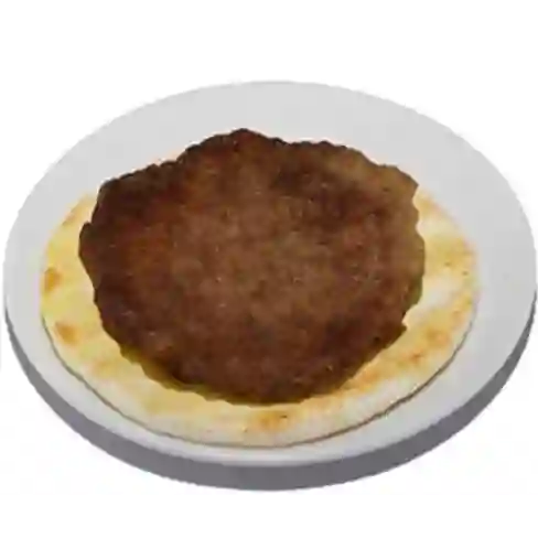 Arepa con Torta de Carne y Queso