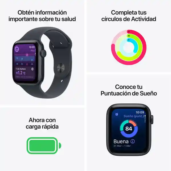 Apple Watch SE 3 GPS Starlight Aluminium Case Band 40 mm S/M