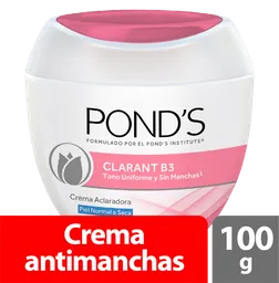Crema Antimanchas Ponds Clarant B3 Piel Seca 100gr.
