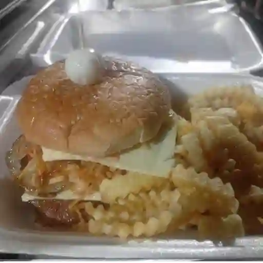 Combo hamburguesa+papas