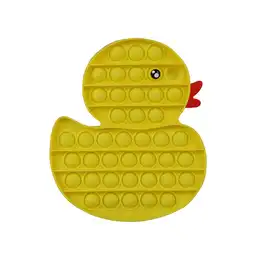 Juguete Sensoriales de Burbujas Push Pop Pato Amarillo Miniso