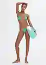 Top Bikini Marisa Turquesa Talla XS Mujer Mango