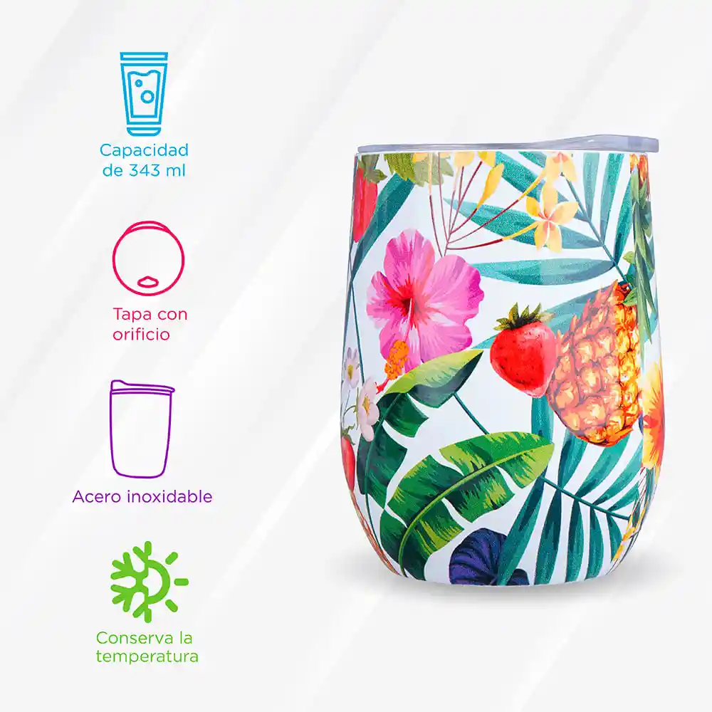 Miniso Vaso de Acero Passion Island