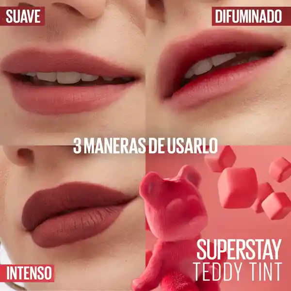 Tinta de Labios Maybelline Superstay Teddy Tint 45 Pinky Promise