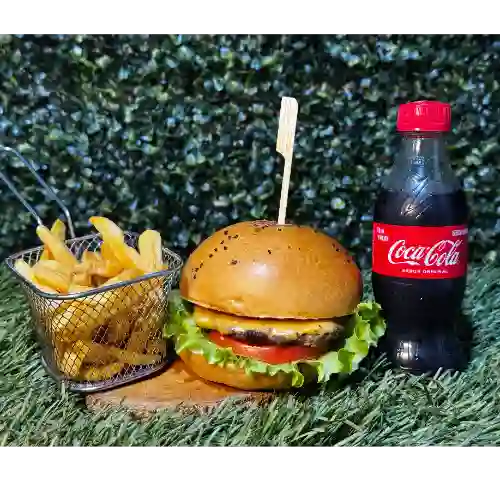 Clasica Carne + Papas + Gaseosa