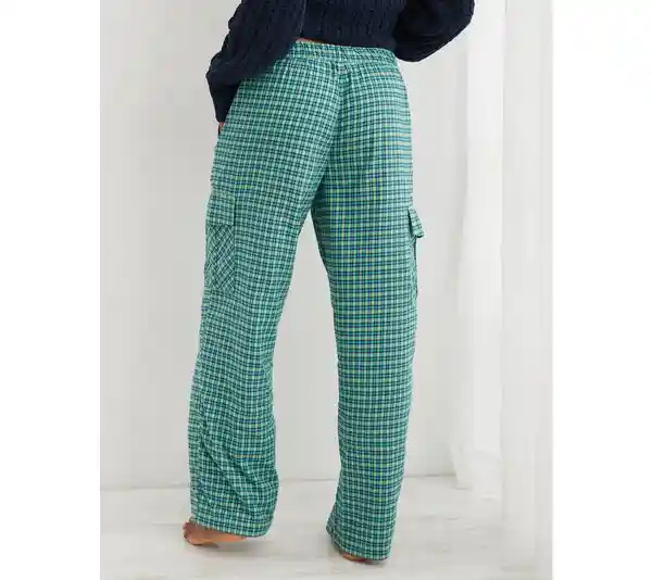 Pantalón de Pijama Aerie Verde Talla Small American Eagle