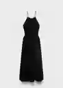 Vestido Audrey Negro Talla S Mujer Mango