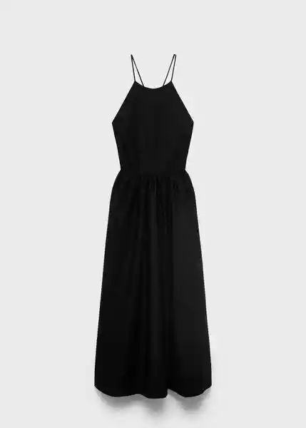 Vestido Audrey Negro Talla S Mujer Mango