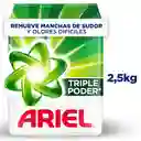 Detergente en Polvo Ariel Triple Poder 2.5kg