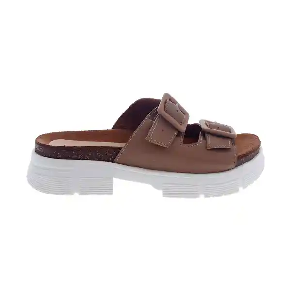 Sandalias Plataforma Jane Beige Talla 38