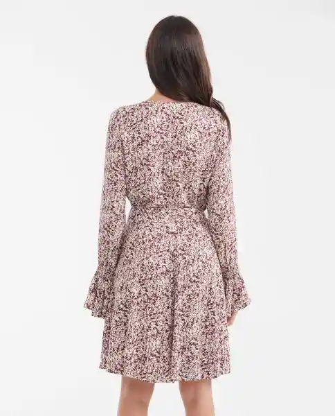Vestido Corto Mini Flowers Dress Rojo Talla S Chevignon