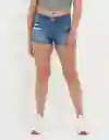 Short Mujer Azul Talla 8 400381239561 American Eagle