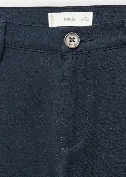 Pantalón Nico Navy Talla 14 Niños Mango