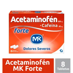 Acetaminofen Mkcafeina Forte (500 Mg/65 Mg)