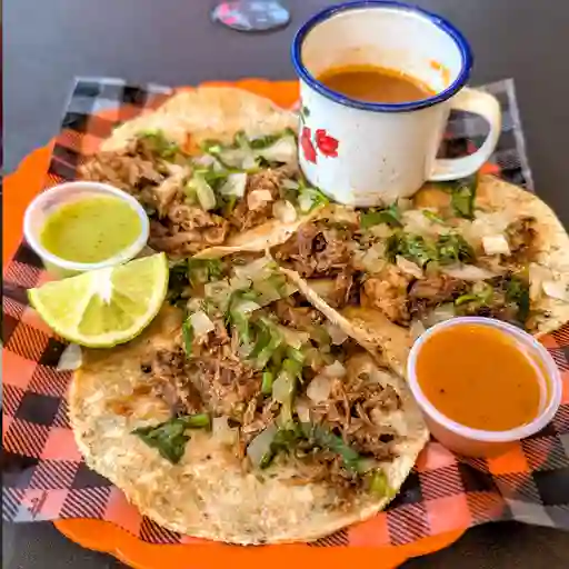 Tacos de birria x 3
