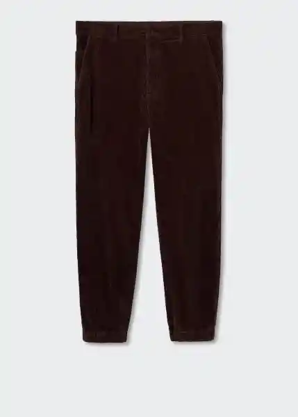 Pantalón Abel Vino Talla 38 Hombre Mango