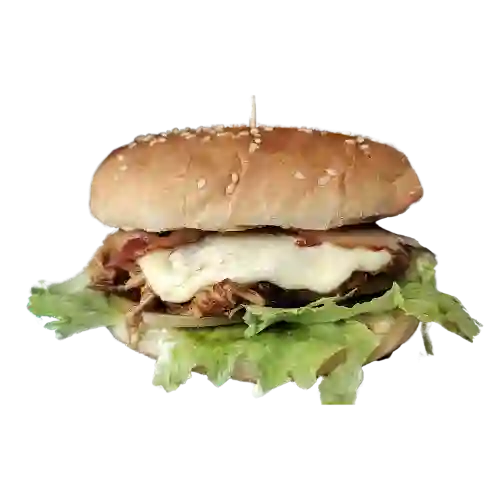 Burger Pollo Desmechado Bbq