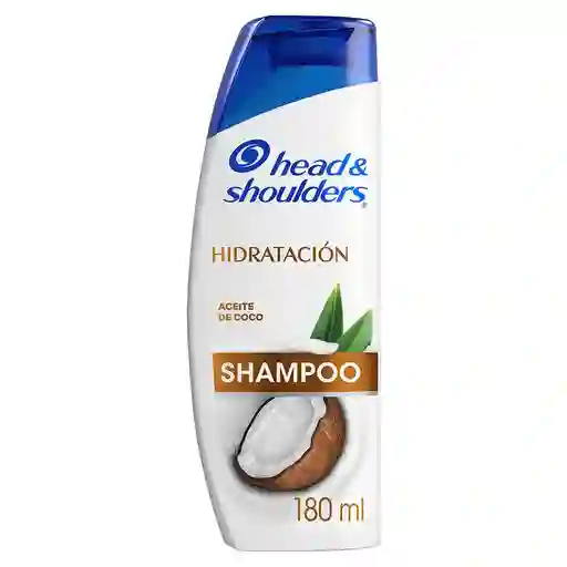 Head & Shoulders Shampoo Hidratación Aceite de Coco 180 mL
