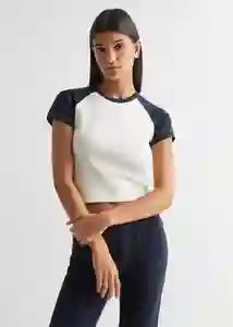 Camiseta Insti Celeste Talla 20 Teen Niñas Mango