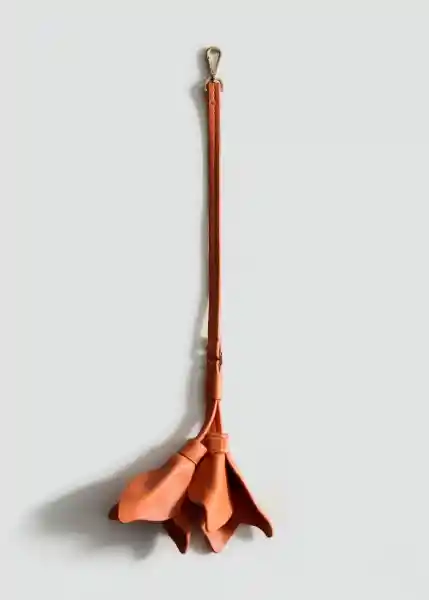 Llavero P Lirio Naranja Talla 99 Mujer Mango