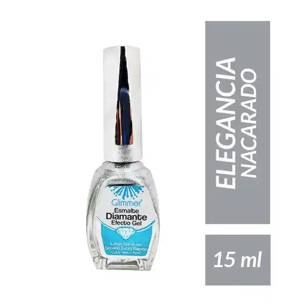 Glimmer Esmalte Diamante Efecto Gel Tono Elegancia 15 mL