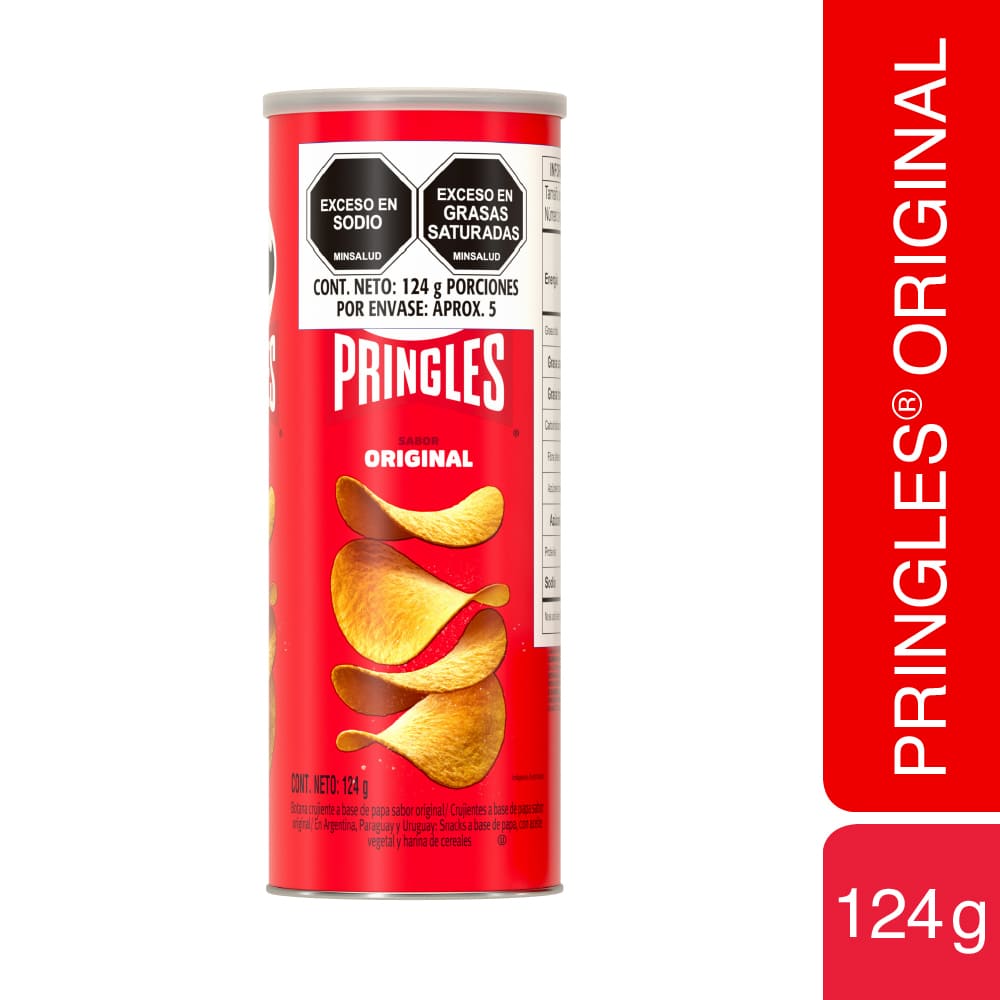 Papas Pringles Sabor Original 124 g