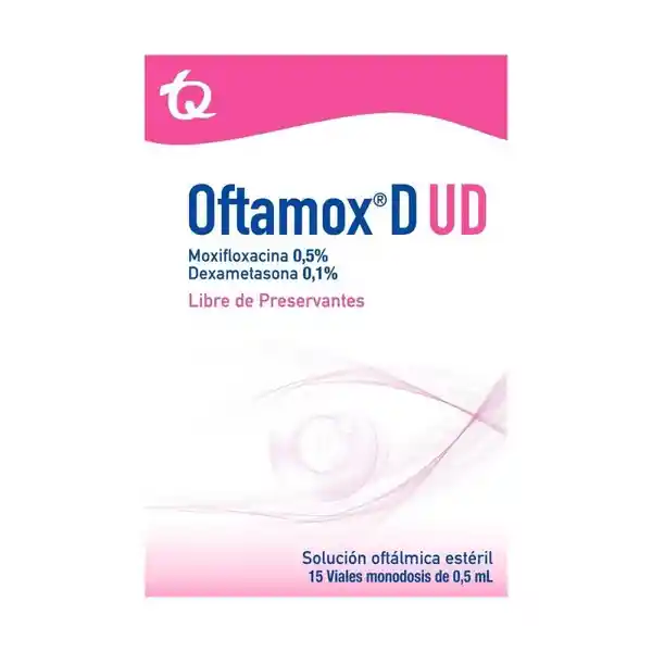 Oftamox D Ud Solución Oftálmica 15 Viales de 0.5 mL