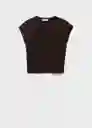 Jersey Camin Chocolate Talla L Mujer Mango