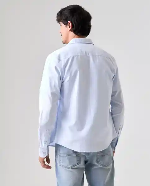 Camisa Hombre Azul Talla L 812G503_AZU133920 Americanino