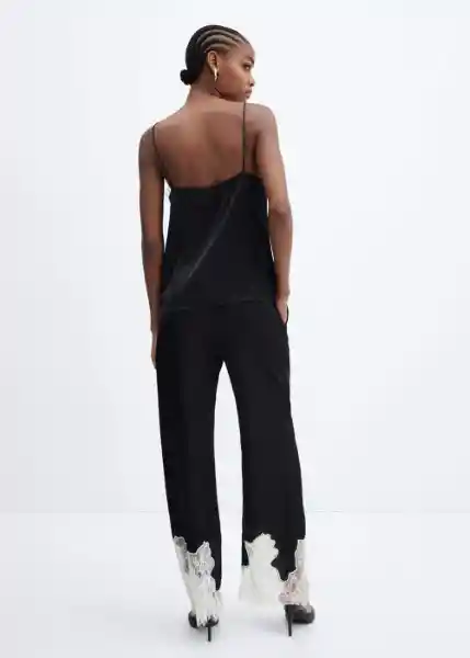 Pantalón Adele-w Negro Talla XS Mujer Mango