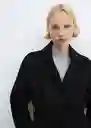 Abrigo Cuca Negro Talla L Mujer Mango