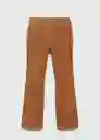 Pantalón Brooke Camel Talla 38 Mujer Mango