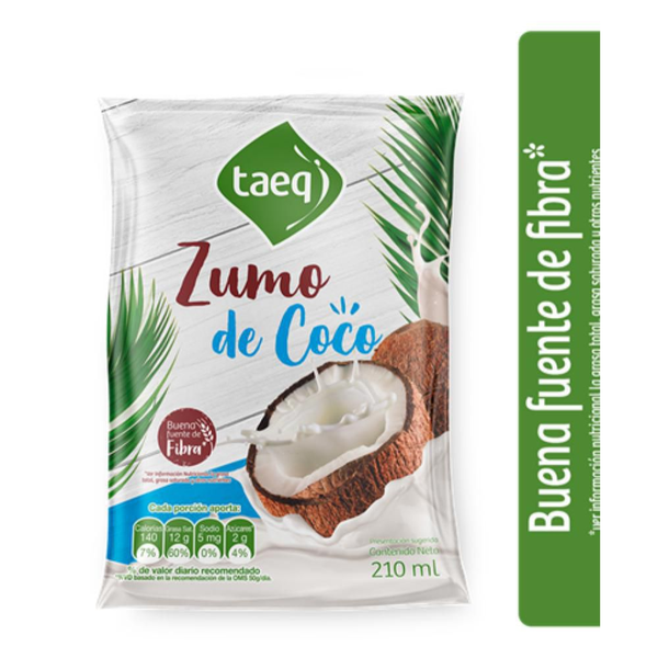 Taeq Zumo De Coco 210 ml