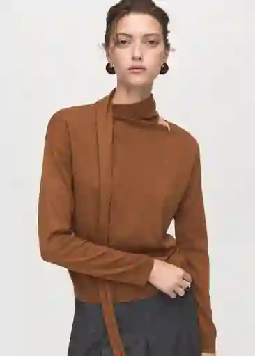 Jersey Elephant Camel Talla XS Mujer Mango