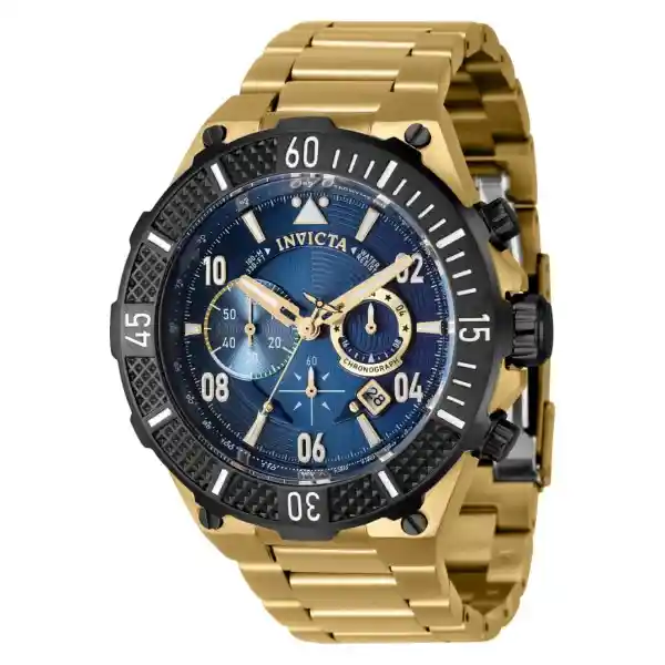 Reloj Aviator Hombre Dorado 40508 Invicta