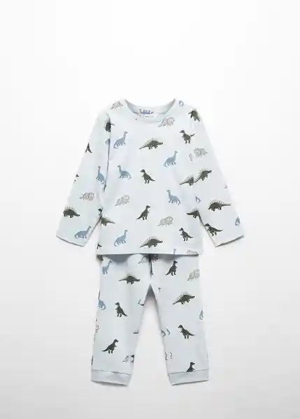 Pijama Aopdinos Niños Celeste Talla 67 Mango