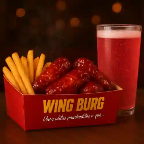 Alitas en Salsa Bbq Picante