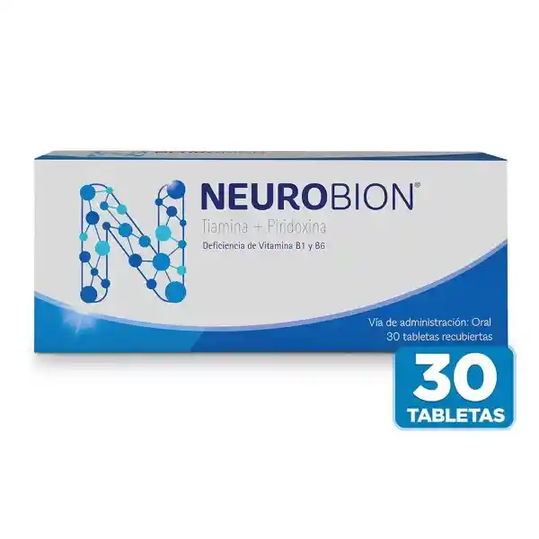 Neurobión Vitaminas Del Complejo B Tabletas 30 Unidades