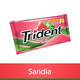 Trident Chicle Sandía Sin Azúcar