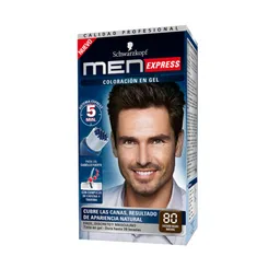 Schwarzkopf Tinte Men Express Castaño Negro Natural 80 40 mL