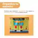 Organizador de Tela Grande Con Tapa Serie Miniso Amarillo Miniso