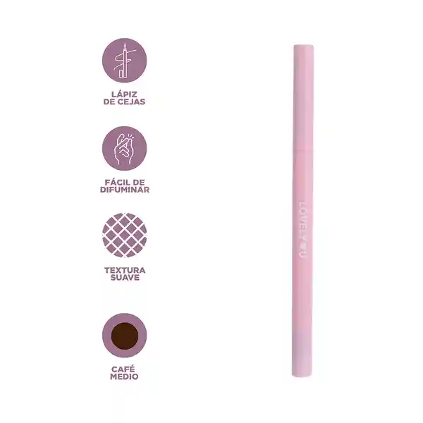 Lápiz de Ceja Lovely u Café Medio Miniso