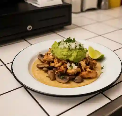 Tacos Pollo Con Champiñón