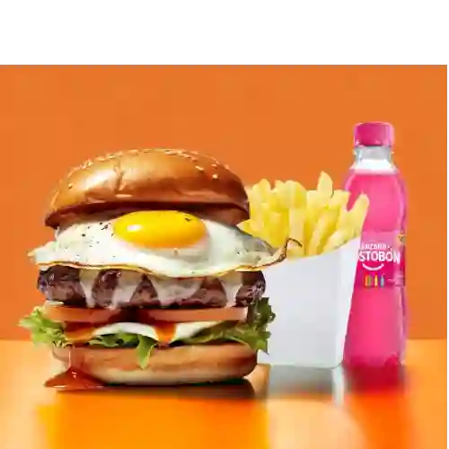 Callejera + Papas 80 gr + Gaseosa 500 ml